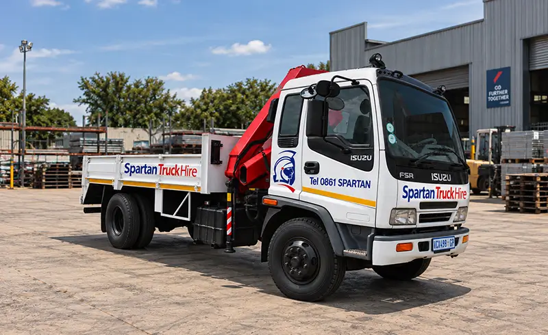 Crane truck for hire
