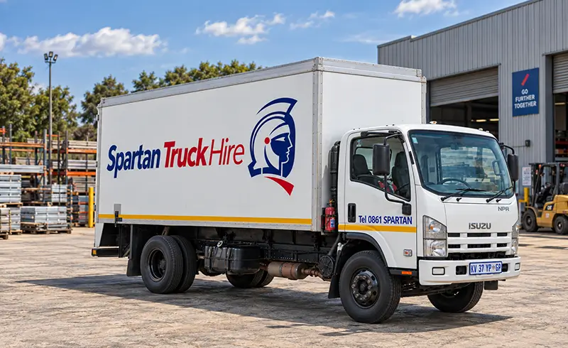 Panel van box truck for hire