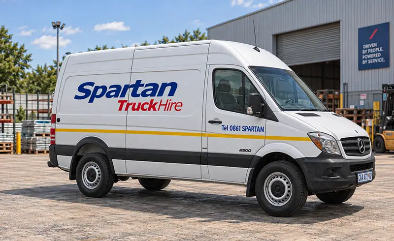 Cargo van for hire